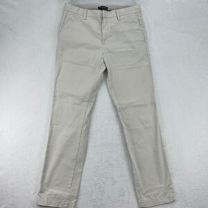 Banana Republic Emerson Chino Pants‎ Slim Fit Beige Casual Mens Size 33/34